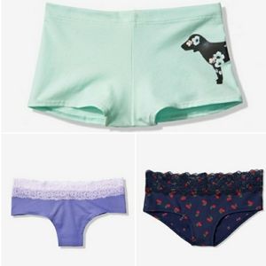 3 pair PINK Victoria's Secret Panties